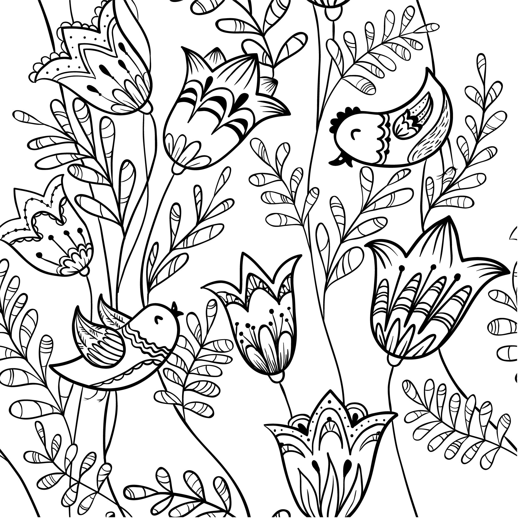 Coloriage A Imprimer Sur Le Printemps