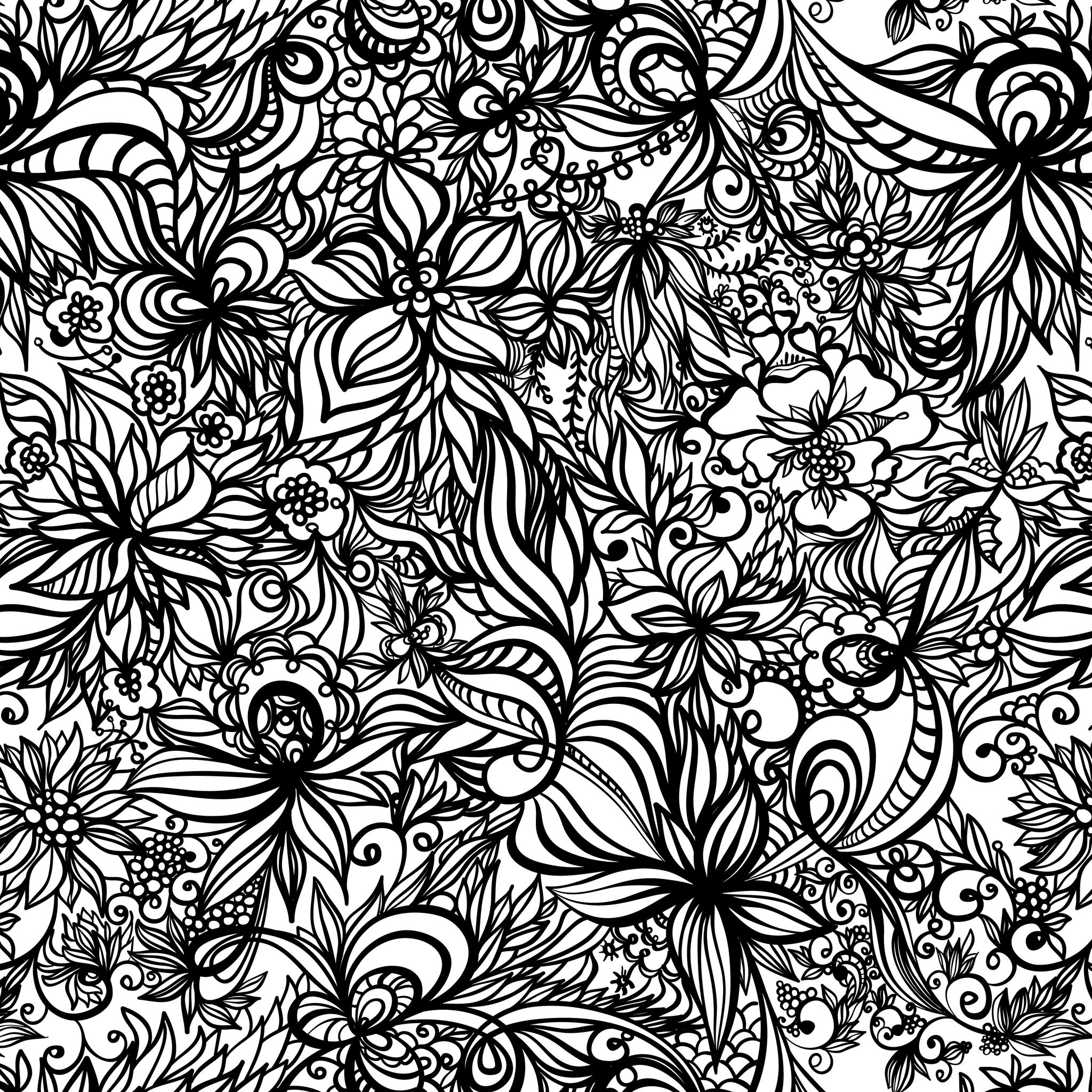 Coloriage A Imprimer Fleurs Exotiques